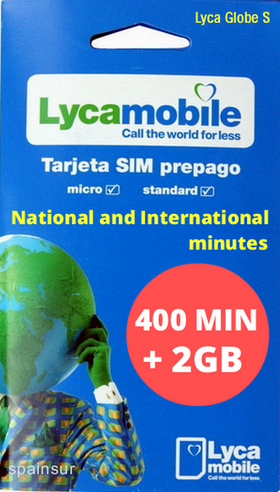 Las mejores ofertas en Tarjetas SIM para teléfonos celulares Lycamobile