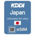 eSIM Unlimited Ultra 5G Data  — Japan